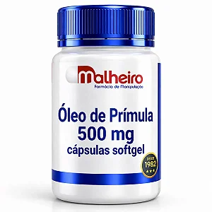 Óleo de Prímula 500 mg 60 cápsulas – Bem-estar da TPM à Menopausa