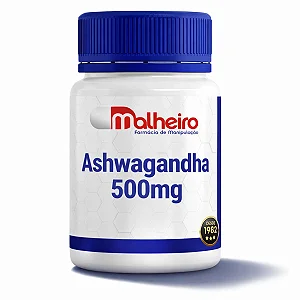 Ashwagandha 500 mg – Suplemento natural para estresse, ansiedade e sono