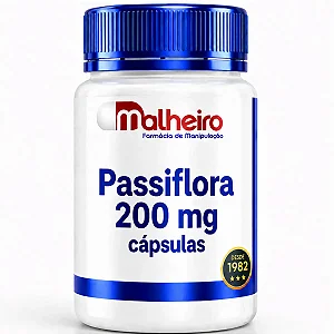 Passiflora 200 mg – Suplemento natural para ansiedade, estresse e insônia