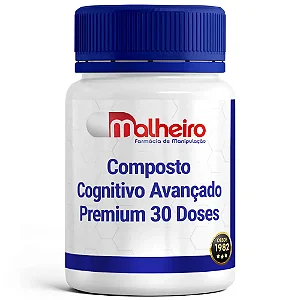 Composto Cognitivo Avançado Premium 30 Doses – Memória, Foco e Desempenho Mental