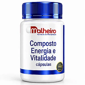 Composto Energia e Vitalidade Máxima Malheiro - Performance e Disposição
