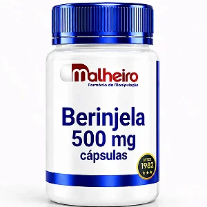 Berinjela 500 mg 60 Cápsulas – Cuidado Natural com o Colesterol e o Intestino