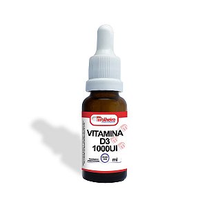 Solução de Vitamina D3 1000 UI / Gota 20 ml