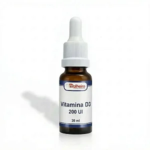 Vitamina D3 200 UI Gotas 20ml – Imunidade e Ossos Fortes | Farmácia Malheiro