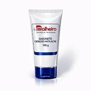Sabonete Cremoso Anti Acne 100 g | Limpeza Profunda com Enxofre e Melaleuca