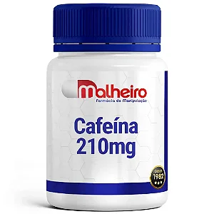 Cafeína 210 mg – Energia, Foco e Desempenho | Farmácia Malheiro