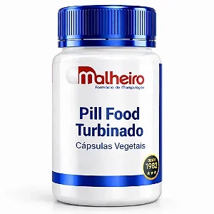 Pill Food Turbinado – Nutrição Capilar Avançada com Silício, MSM e Aminoácidos Essenciais
