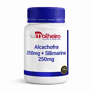 Alcachofra 250 mg + Silimarina 250 mg – Suporte Hepático e Digestivo