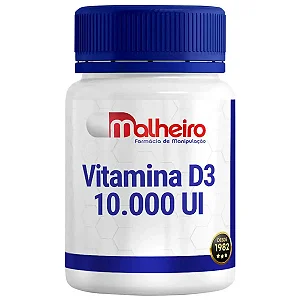 Vitamina D3 10.000 UI – Potente Suporte Imunológico e Saúde Óssea
