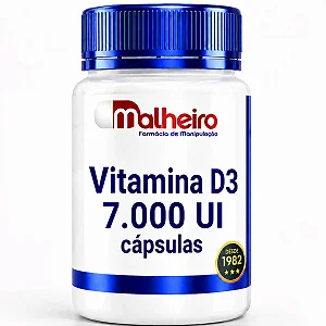 Vitamina D3 7.000 UI – Imunidade Reforçada e Saúde Óssea Avançada