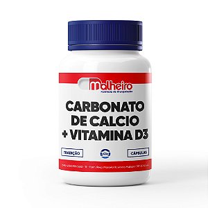 Carbonato de Cálcio 600 mg + Vitamina D3 200 UI – Cuidado Diário com Seus Ossos