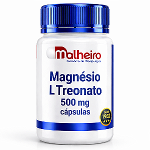 Magnésio L-Treonato 500 mg – Memória, Foco e Saúde Cerebral