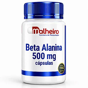 Beta Alanina 500 mg – Suporte para Desempenho Físico e Resistência Muscular
