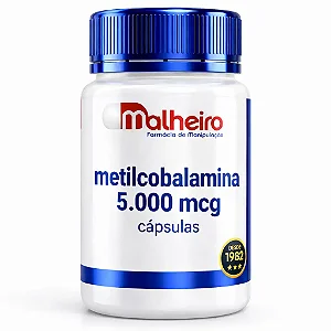 Metilcobalamina 5000 mcg – Vitamina B12 Ativa para Energia e Saúde Neurológica