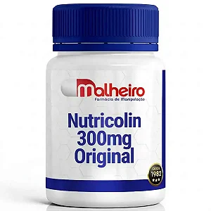 Nutricolin 300 mg Original Cápsulas Vegetais – Beleza de Dentro para Fora