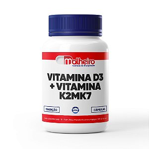 Vitamina D3 10.000 UI + Vitamina K2MK7 200 mcg – Alta Concentração e Sinergia Óssea
