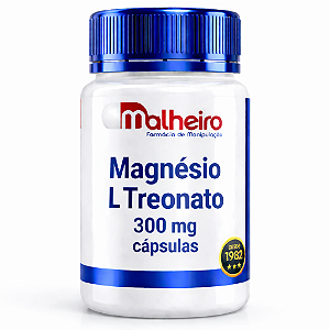 Magnésio L Treonato 300 mg – Suporte Neuronal e Clareza Mental