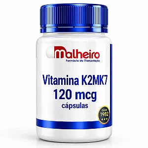 Vitamina K2MK7 120 mcg – Suplemento Avançado para Ossos e Coração