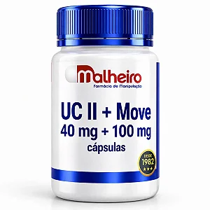 UC II 40 mg + Move 100 mg – Suporte Avançado para Saúde Articular