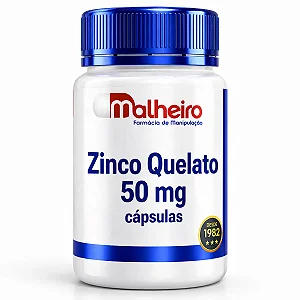 Zinco Quelato 50 mg – Imunidade, Cicatrização e Saúde Celular