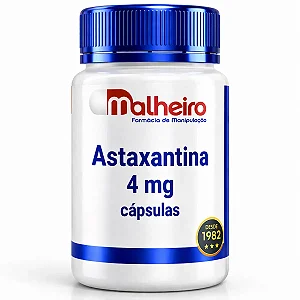 Astaxantina 4 mg – Antioxidante Potente e Natural