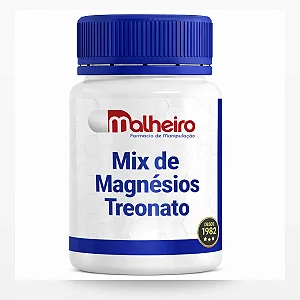 Mix de Magnésios ( Treonato ) - Blend com Treonato, Dimalato e Glicina para Desempenho Físico e Cognitivo