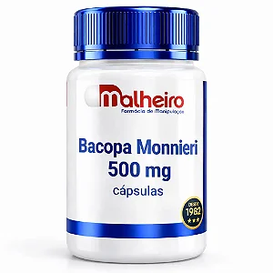 Bacopa Monnieri 500 mg – Suporte Cognitivo Avançado