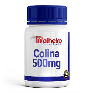 Colina 500 mg: Suporte Cognitivo e Saúde Hepática
