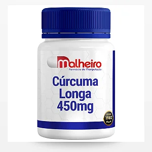 Cúrcuma Longa 450 mg – Suporte natural antioxidante e anti-inflamatório