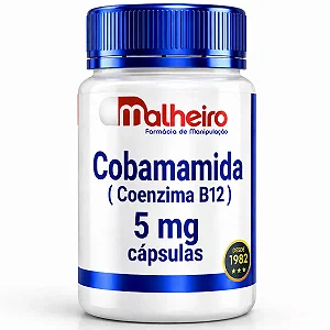 Cobamamida 5 mg – Vitalidade Celular e Apoio ao Metabolismo Energético