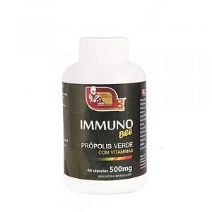 Immuno Bee Própolis Verde com Vitaminas 500 mg 60 cápsulas