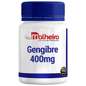 Gengibre 400 mg – Termogênico Natural e Digestivo