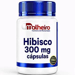 Hibisco 300 mg – Metabolismo, Peso e Saúde do Coração | Malheiro