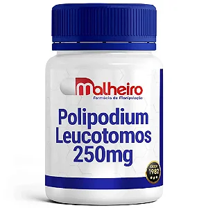 Polipodium Leucotomos 250 mg – Fotoproteção Sistêmica e Ação Antioxidante