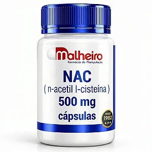 NAC 500 mg ( N Acetil Cisteína ) – Suporte Respiratório e Defesa Antioxidante