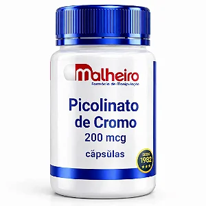 Picolinato de Cromo 200 mcg – Auxílio Metabólico e Controle Glicêmico