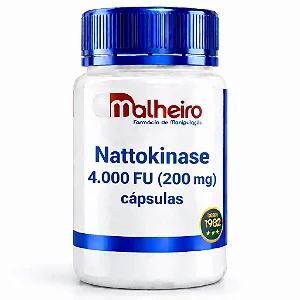 Nattokinase 4000 FU (200 mg) – Circulação e Saúde Cardiovascular
