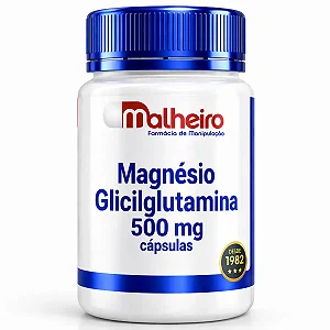 Magnésio Glicil Glutamina 500 mg – Suplemento para maior tolerância gastro intestinal