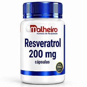 Resveratrol 200 mg – Potente Antioxidante para Envelhecimento Saudável