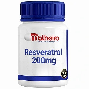 Resveratrol 200 mg – Potente Antioxidante para Envelhecimento Saudável