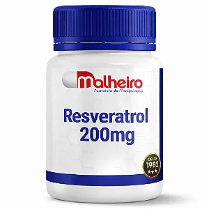 Resveratrol 200 mg – Potente Antioxidante para Envelhecimento Saudável