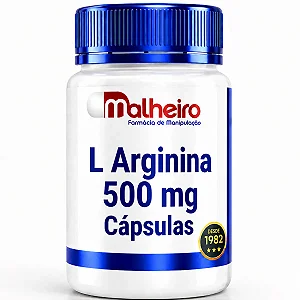 L-Arginina 500 mg – Suporte Circulatório e Desempenho Físico