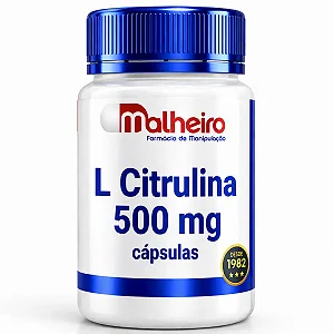 L-Citrulina 500 mg – Apoio à Performance e Saúde Muscular