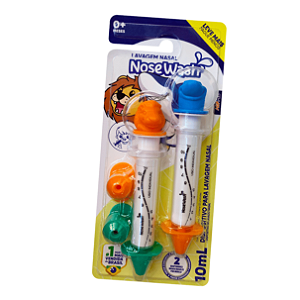 NoseWash Pack Duplo 10mL Leão e Tubarão