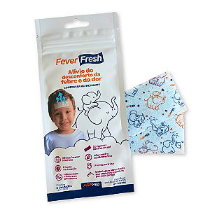 Fever Fresh Compressa Refrescante 2 Unidades
