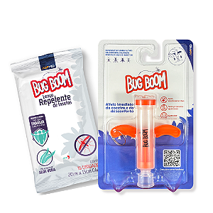 Bug Boom Laranja + Bug Boom Lenço Repelente Kit