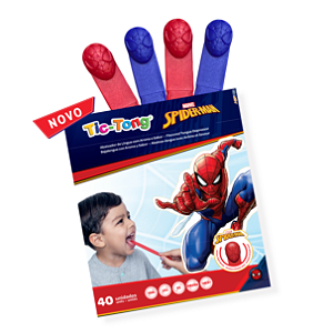 Abaixador de Língua de Língua Tic-Tong® Spider-Man