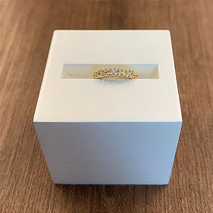 Piercing Mini Zircônias - Dourado