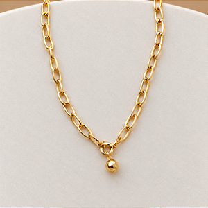 Choker Fecho de Boia - Dourado