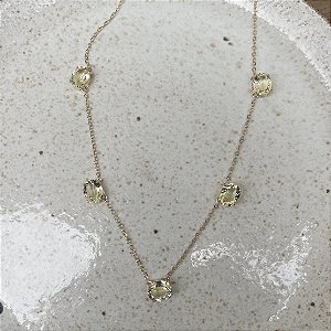 Colar Thais - Citrino Limão